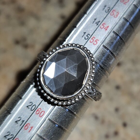 Gray Moonstone Ring - Picture 2 of 3